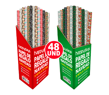 catalogo papel de regalo navidad Happydays